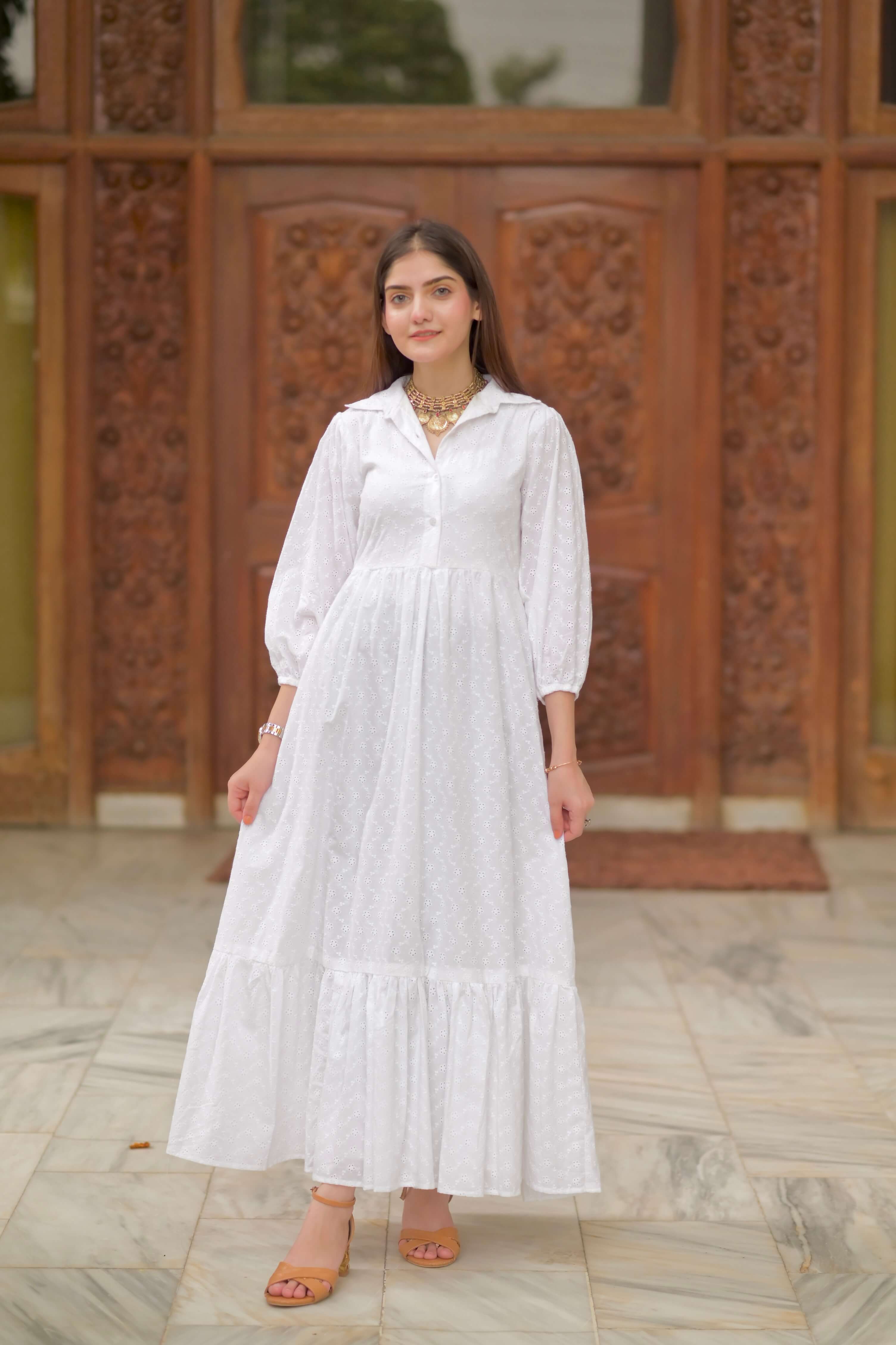 Havana White Chicken Dress lylacbymaheen