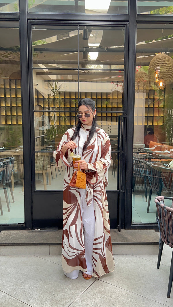 Shalini Shrug with Scarf