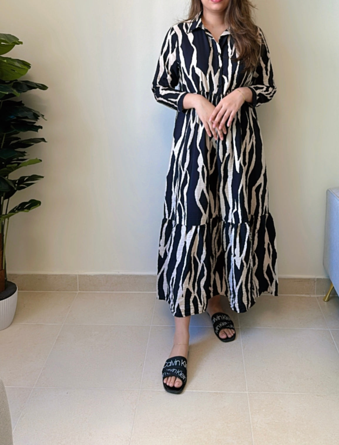 zebra design dress Jluxlabel Women's Zebra Print Infinite Journey Maxi Dress