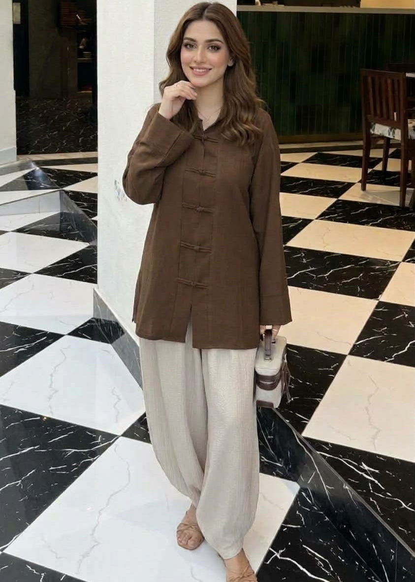 Choco Barrel Pant Set
