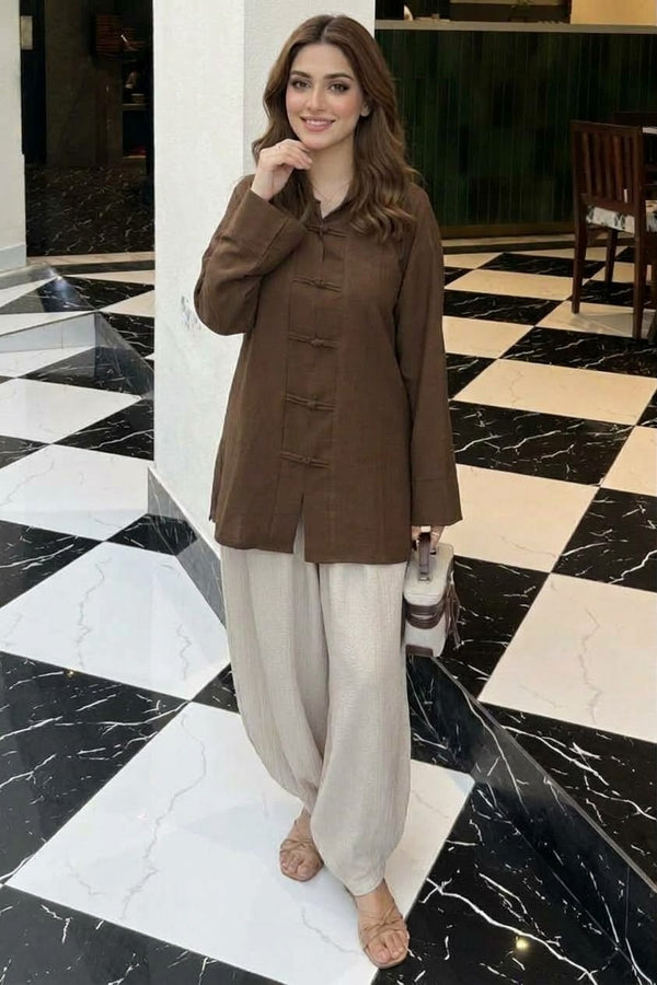 Choco Barrel Pant Set