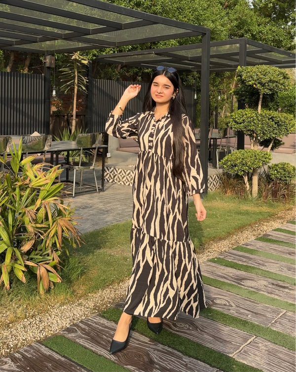 Zebra Print Dress ~