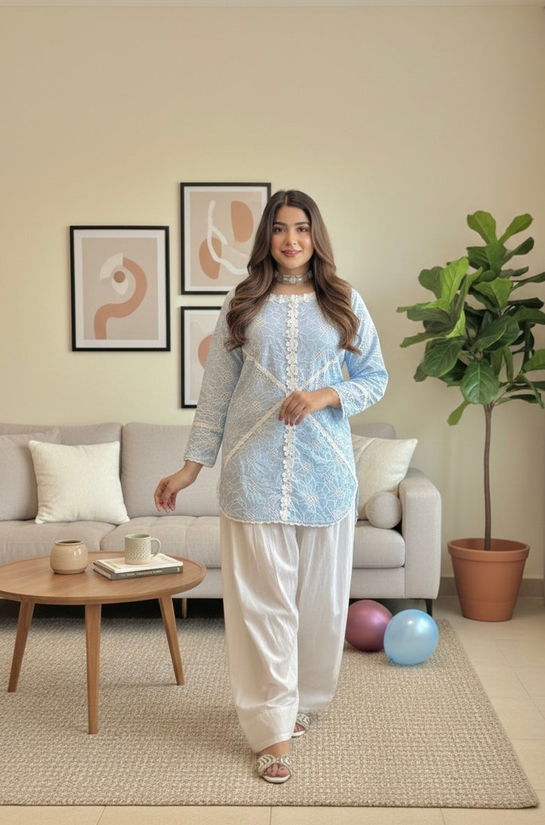 Sky Blue Chickenkari Shirt
