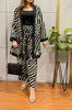 Zebra Print Kimino Set