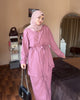 Mauve Pink Over Lapped Co-Ord