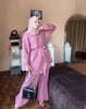 Mauve Pink Over Lapped Co-Ord