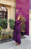 Plum Leopard Shrug Set