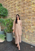 Nude Brown Crochet Set
