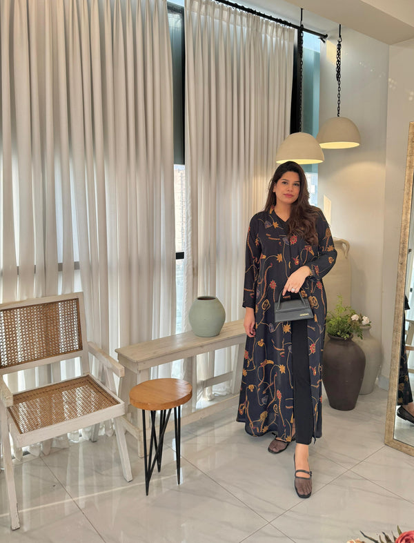 Eva Chain Print Shrug