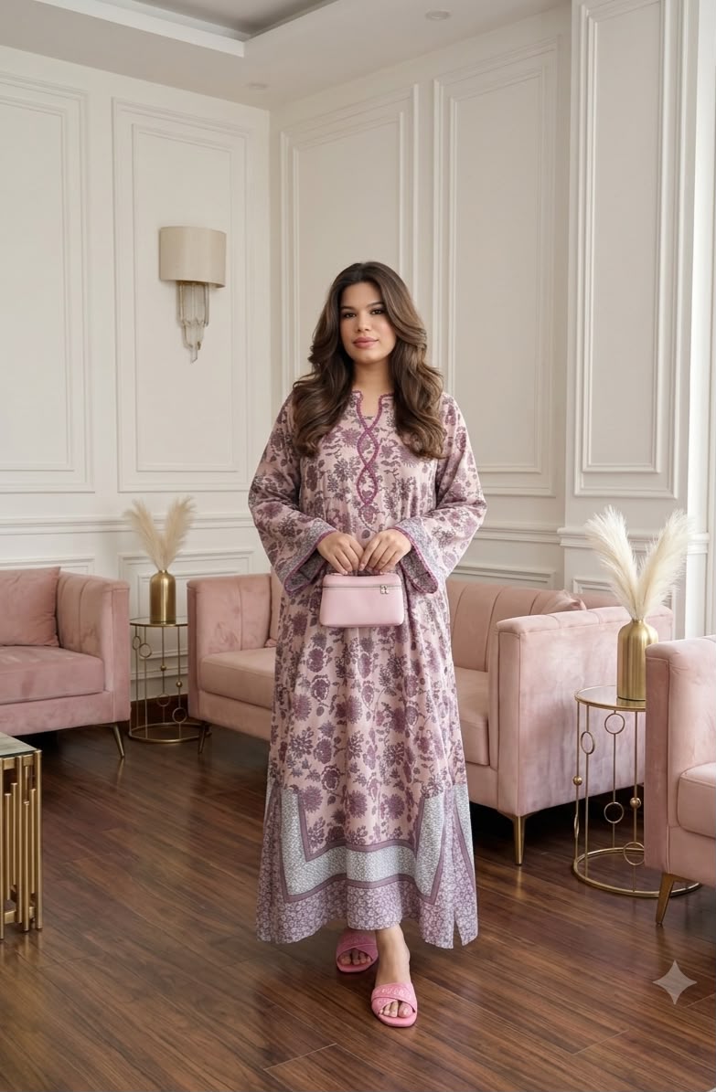 Rose Bloom Kaftan